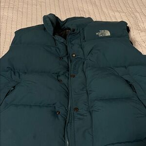 The North Face Teal Puffer Jacket